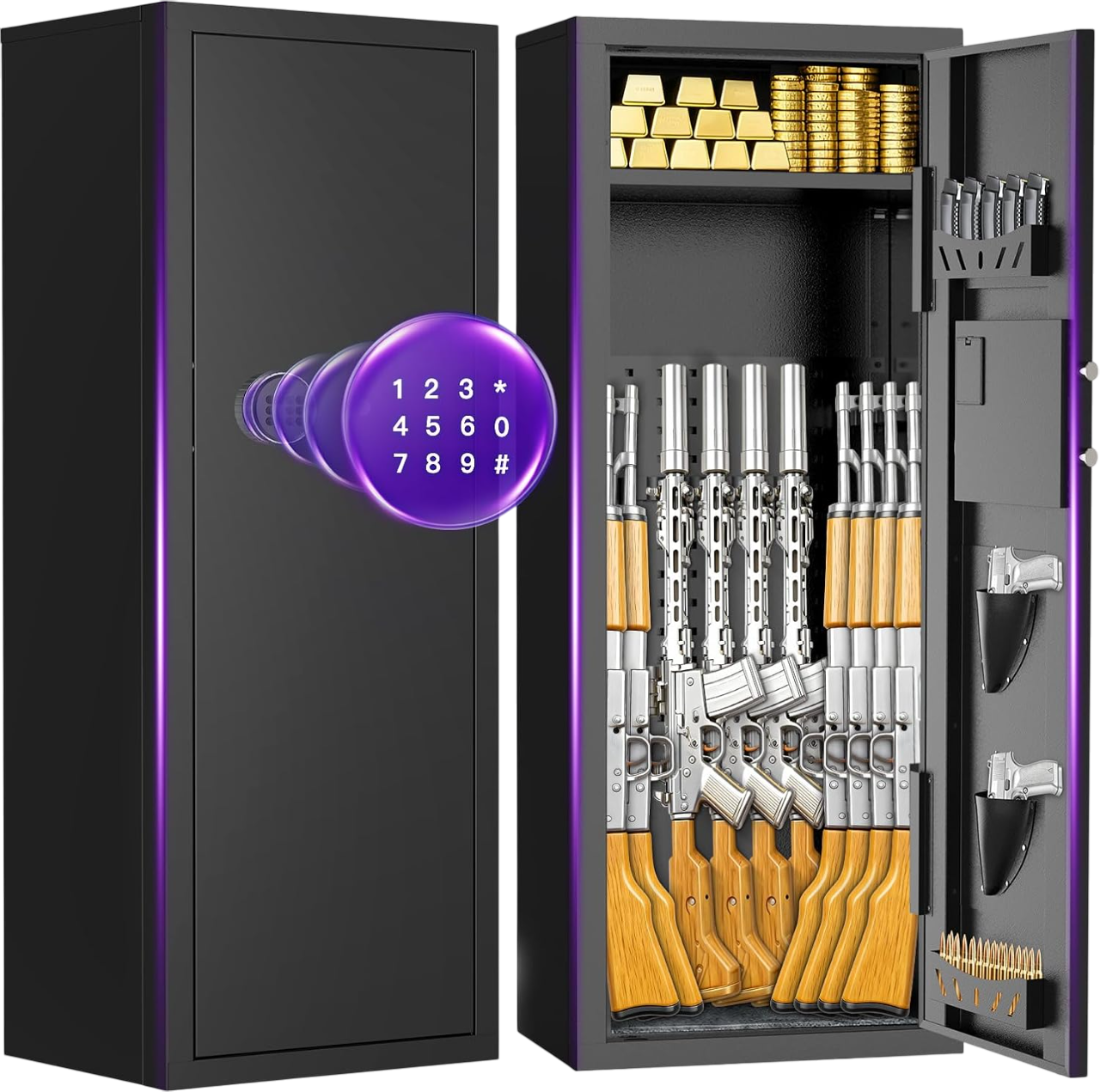 10-15-Gun Capacity Rifle Safe by Redhead